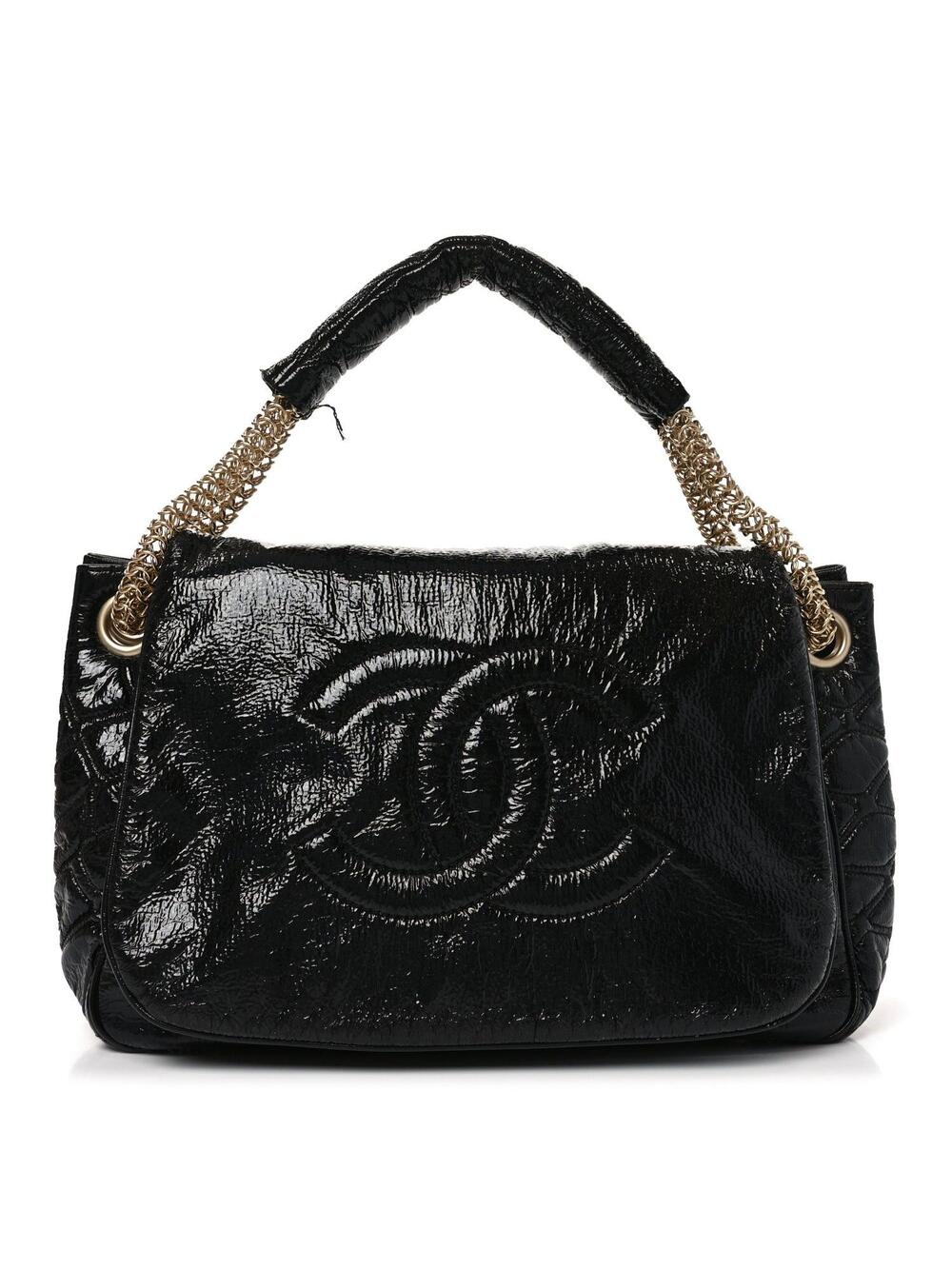 Chanel Vinyl Rodeo Accordion Flap Bag #248065C18B